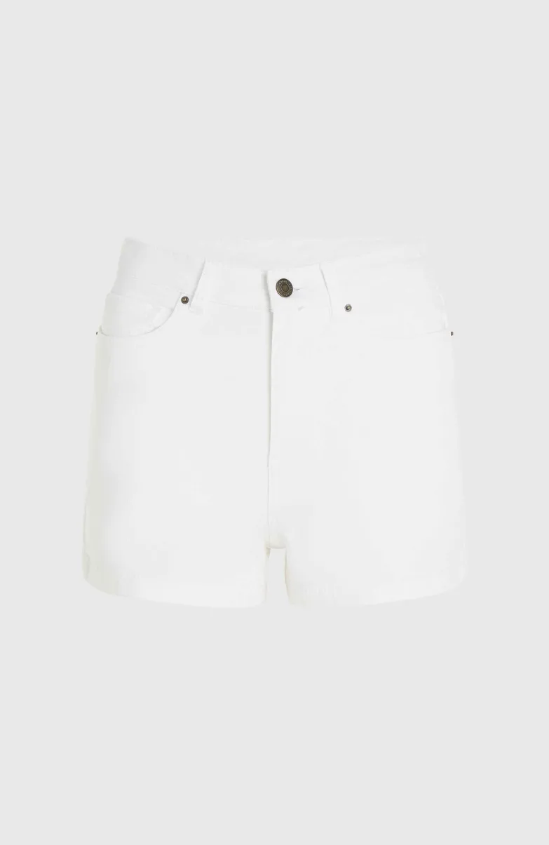 Essentials Stretchshort Met Vijf Zakken | Snow White