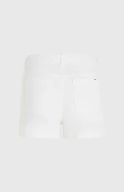 Essentials Stretchshort Met Vijf Zakken | Snow White