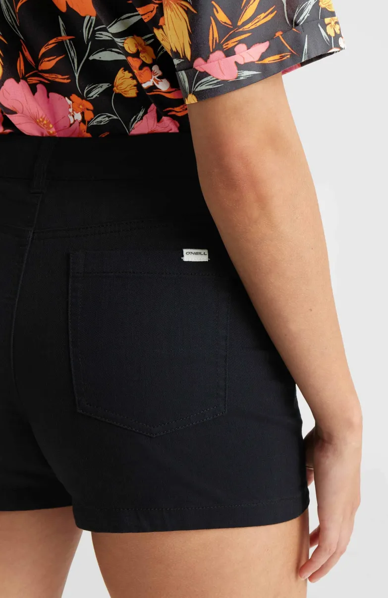 Essentials Stretchshort Met Vijf Zakken | Black Out
