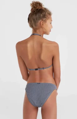 Essentials Triangle Bikiniset | Black Simple Stripe