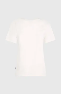 Essentials T-shirt Met V-hals | Snow White