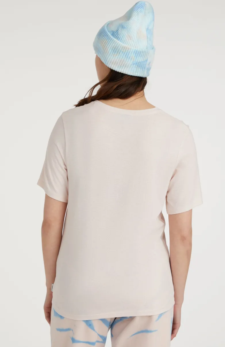 Essentials V-Neck T-Shirt | Peach Whip