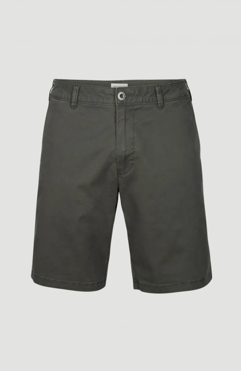 Friday Night Chino Shorts | Military Green -A