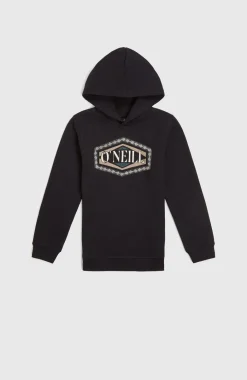 Front Print Hoodie | Black Out