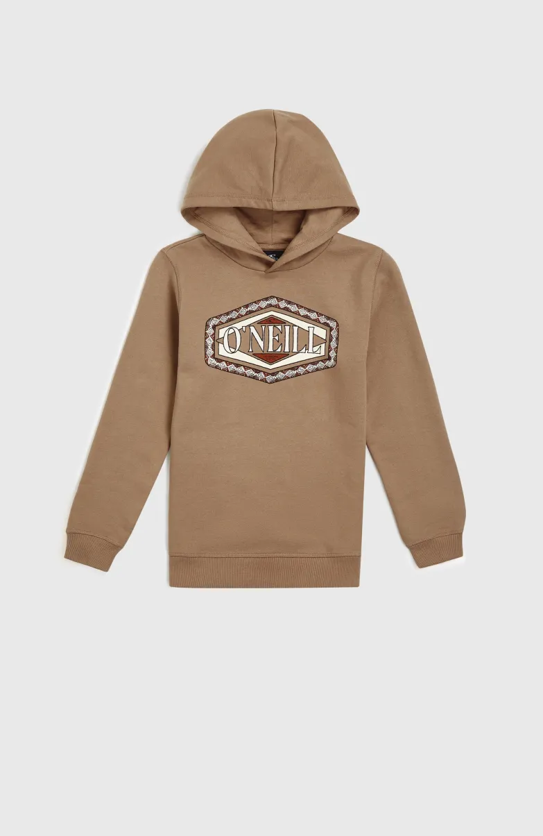 Front Print Hoodie | Concrete