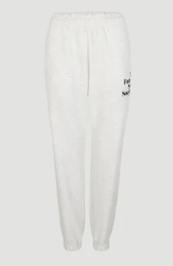 Future Surf High-Waist Joggingbroek | White Melange