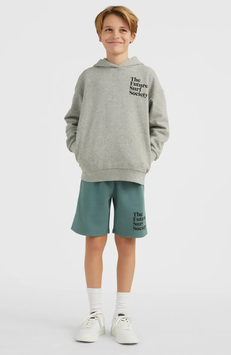 Future Surf Hoodie | Silver Melee