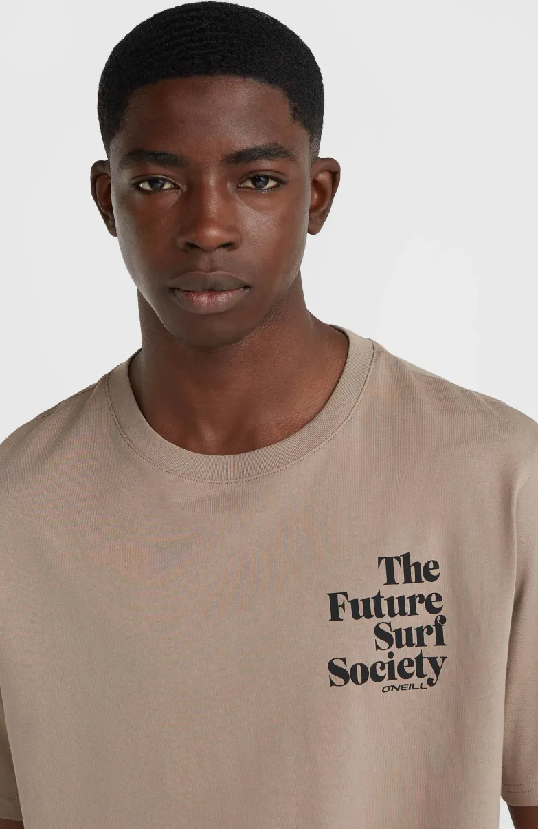 Future Surf Society T-shirt | Pumpkin Smoke