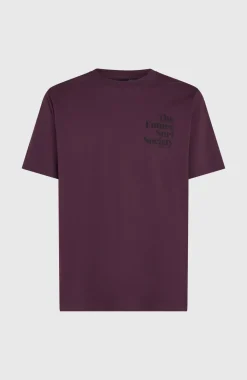 Future Surf Society T-shirt | Aubergine