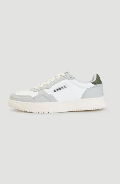GALVESTON LOW Sneaker | Cool Grey/ White