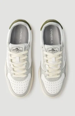 GALVESTON LOW Sneaker | Cool Grey/ White