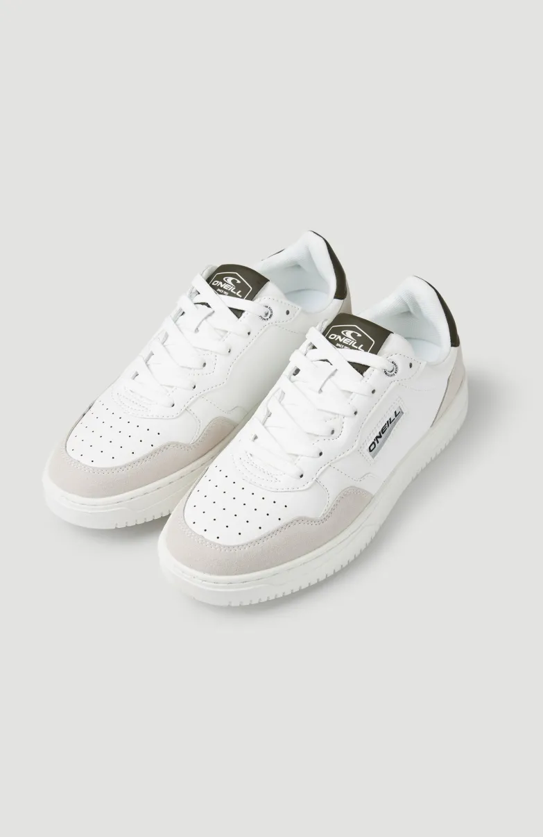 GALVESTON LOW Sneakers | BRIGHT WHITE/ OLIVE