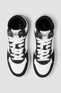 GALVESTON MID Sneakers | BLACK/ BRIGHT WHITE