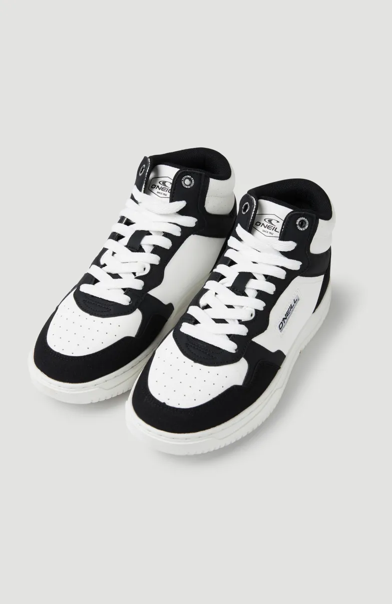 GALVESTON MID Sneakers | BLACK/ BRIGHT WHITE