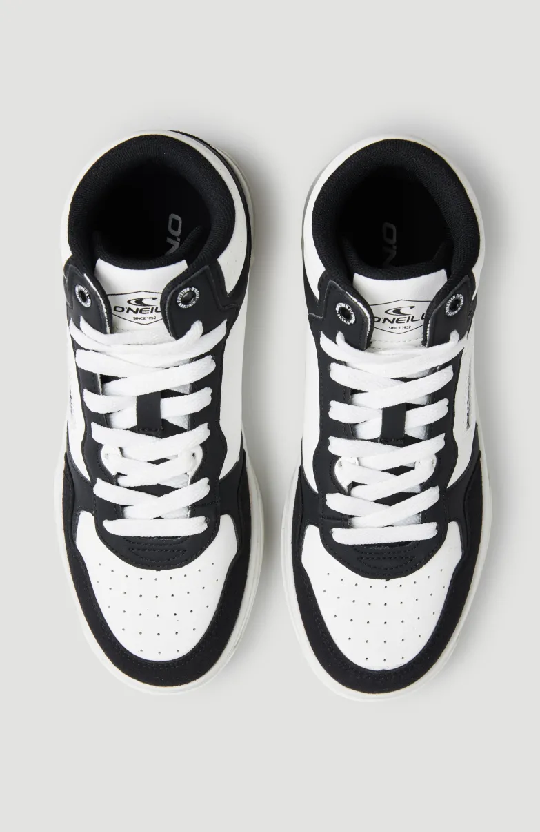GALVESTON MID Sneakers | BLACK/ BRIGHT WHITE