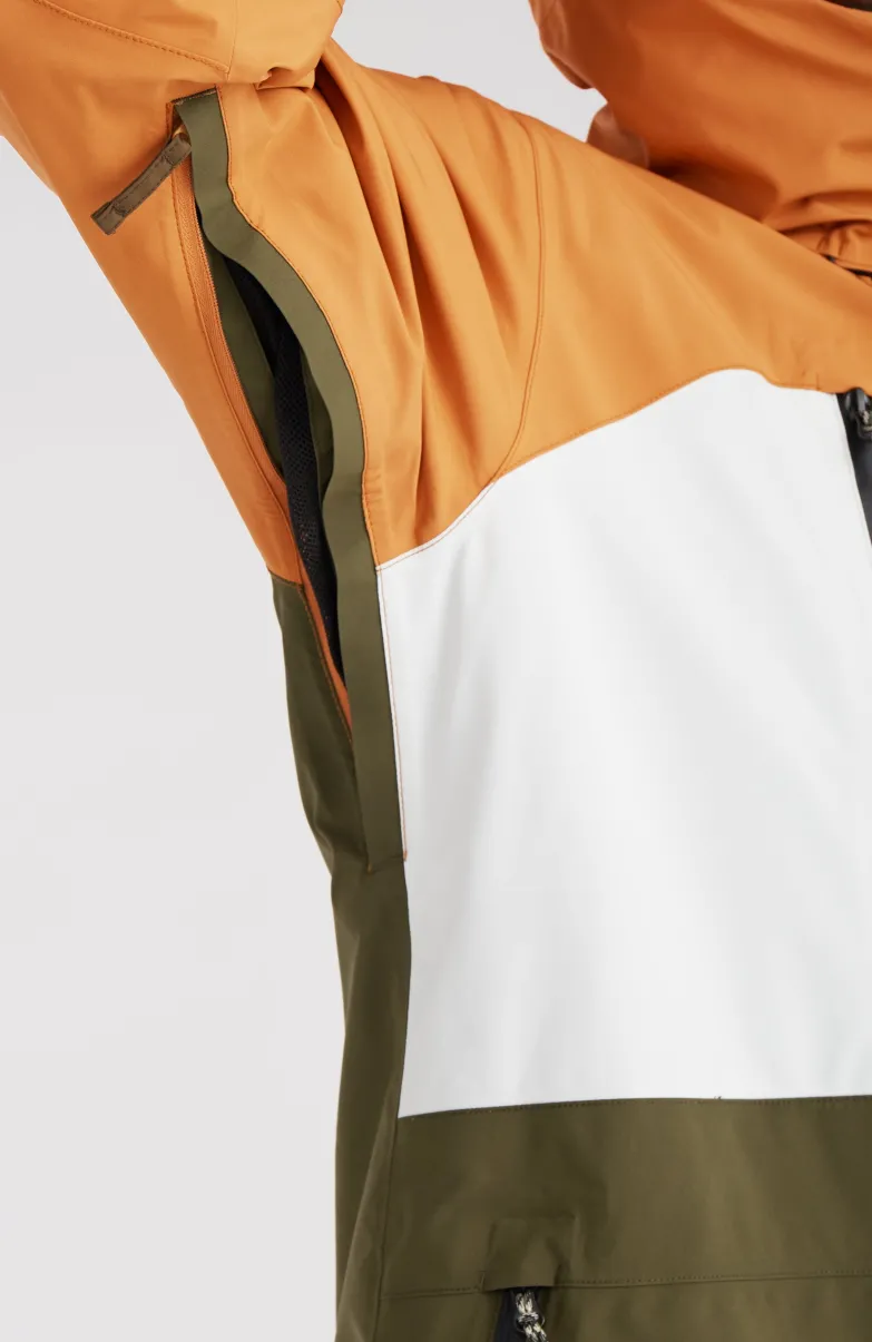 GORE-TEX Psycho Tech Wintersportjas | Rich Caramel Colour Block