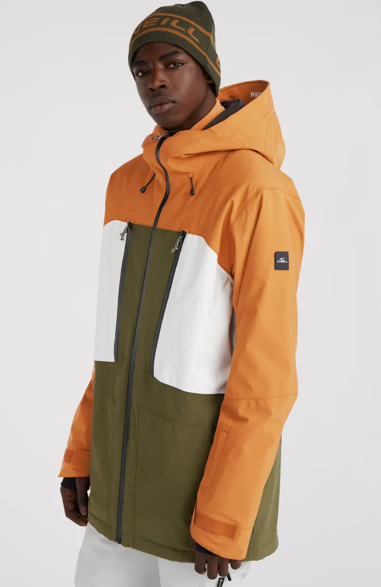GORE-TEX Psycho Tech Wintersportjas | Rich Caramel Colour Block