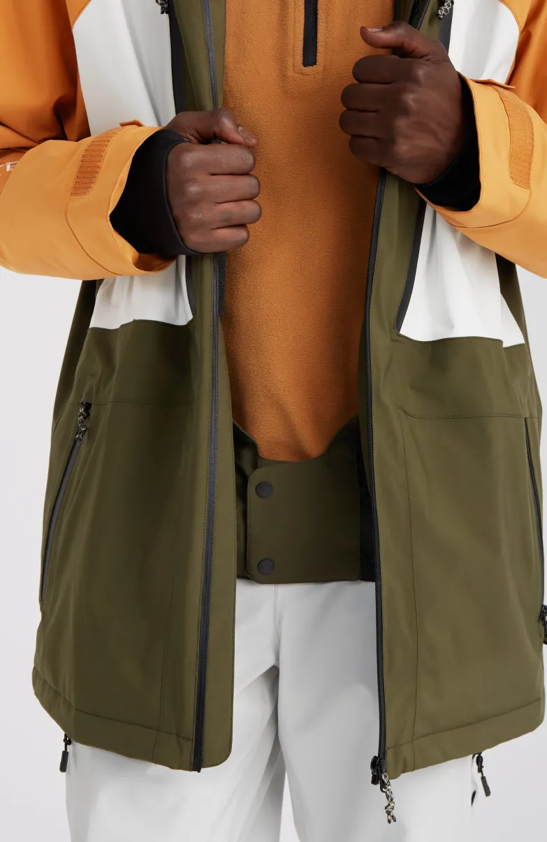 GORE-TEX Psycho Tech Wintersportjas | Rich Caramel Colour Block