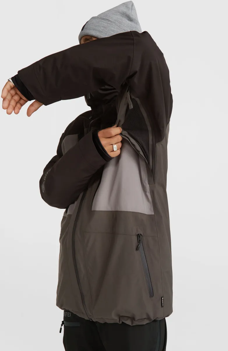 GORE-TEX Psycho Tech Wintersportjas | Black Out Colour Block