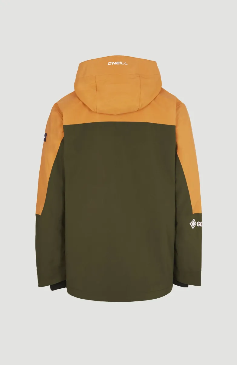 GORE-TEX Psycho Wintersportjas | Rich Caramel Colour Block