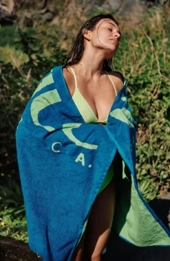 Handdoek Seawater | Princess Blue