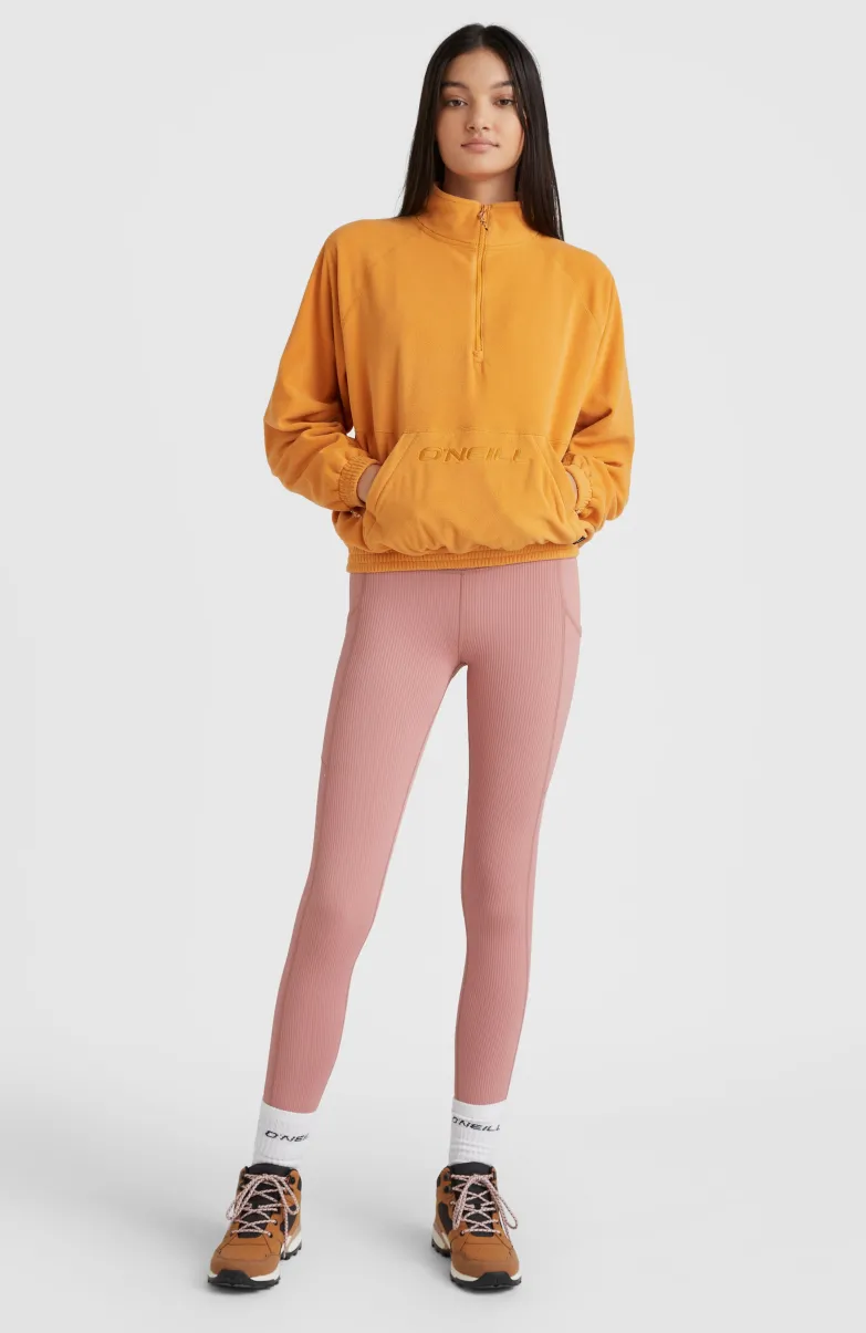 Hike Rib High Waist Legging | Ash Rose