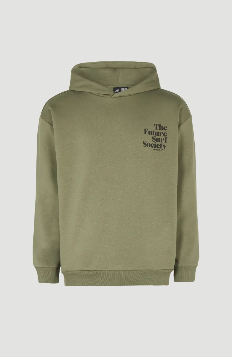 Hoodie Future Surf Society | Deep Lichen Green