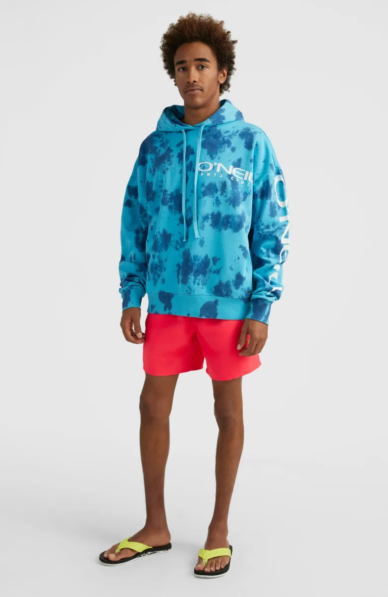 Hoodie Oakes | Bright Blue Tie Dye