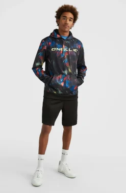 Hoodie Rutile Fleece | Black Future Fade