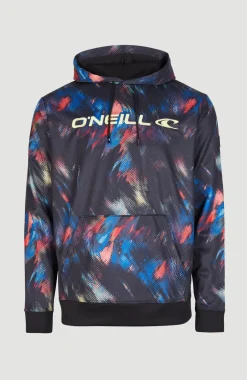 Hoodie Rutile Fleece | Black Future Fade