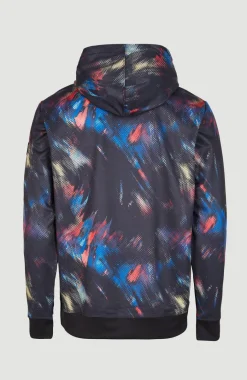 Hoodie Rutile Fleece | Black Future Fade