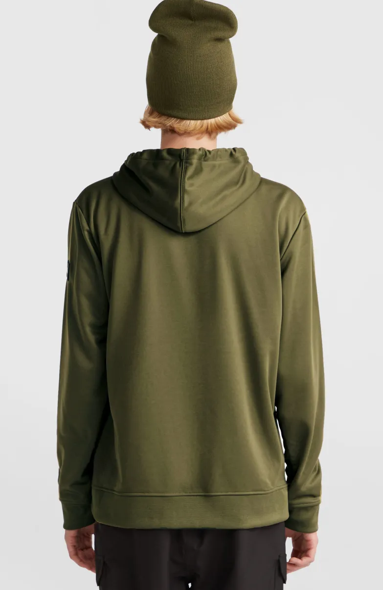 Hoodie Rutile Fleece | Forest Night