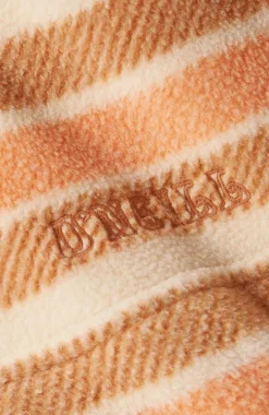 Hoodie Superfleece Met Halve Rits | White Crossover Stripe