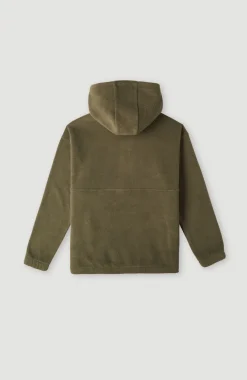 Hoodie Superfleece Met Halve Rits | Forest Night