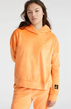 Hoodie Velour Fleece | Giorgia Peach