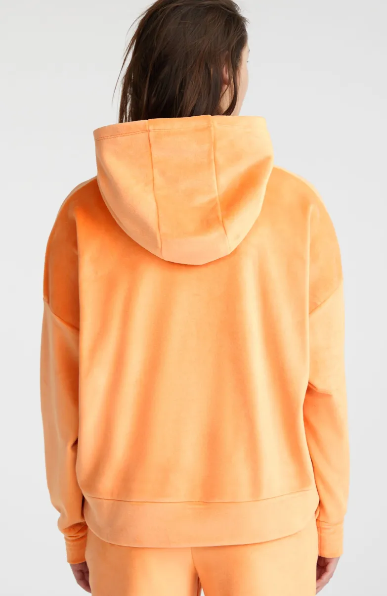 Hoodie Velour Fleece | Giorgia Peach