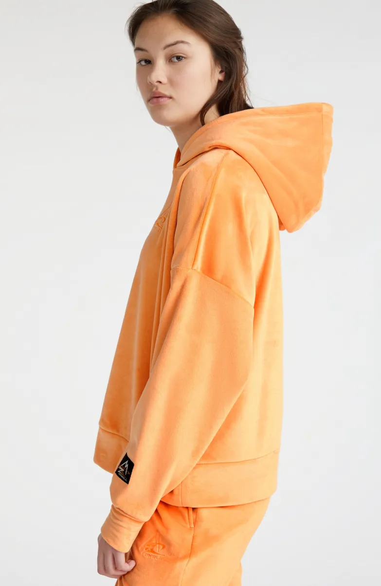 Hoodie Velour Fleece | Giorgia Peach