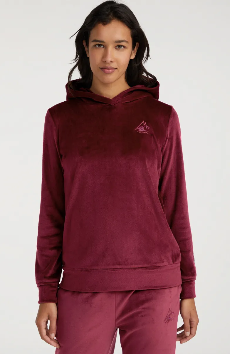 Hoodie Velour Fleece | Windsor Wine