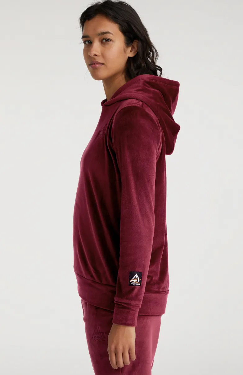Hoodie Velour Fleece | Windsor Wine