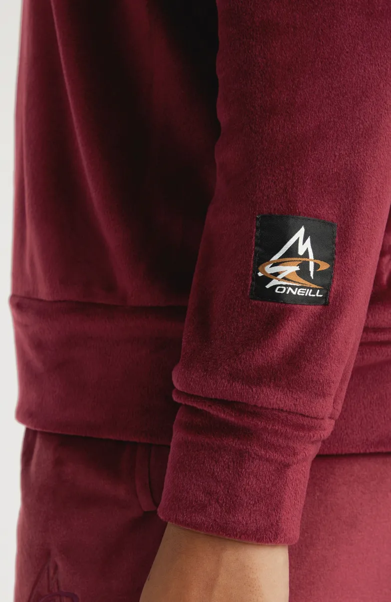 Hoodie Velour Fleece | Windsor Wine