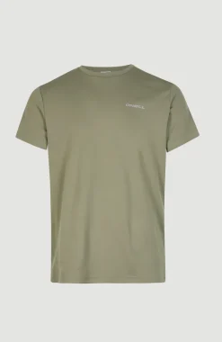 Hybrid Logo T-shirt | Deep Lichen Green