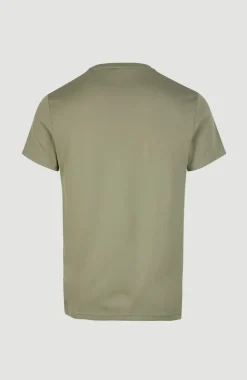Hybrid Logo T-shirt | Deep Lichen Green
