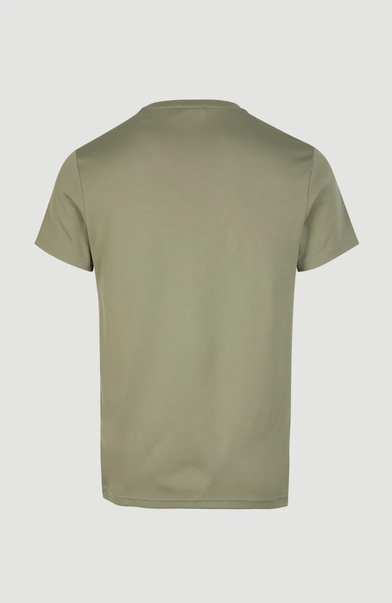 Hybrid Logo T-shirt | Deep Lichen Green