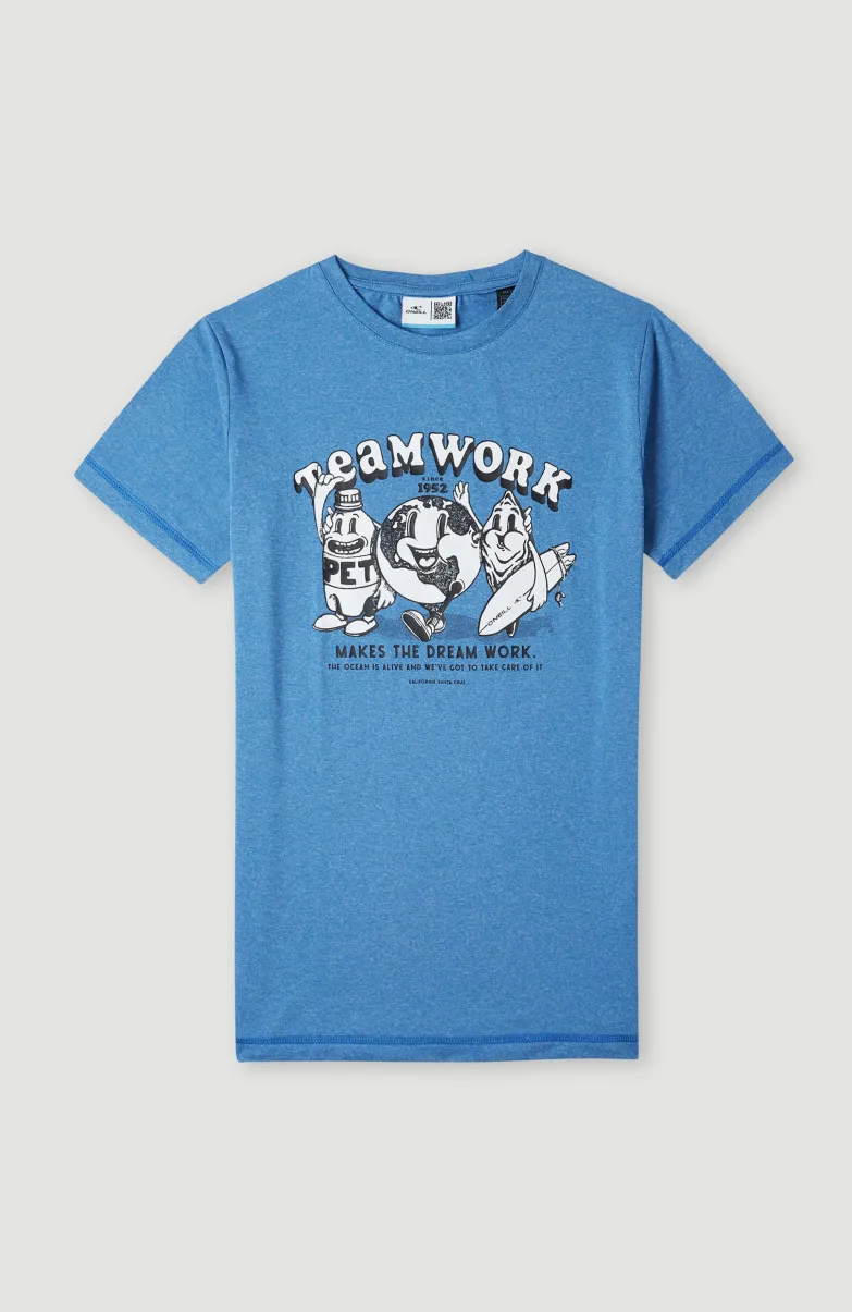 Hybrid Teamwork T-shirt | Princess Blue