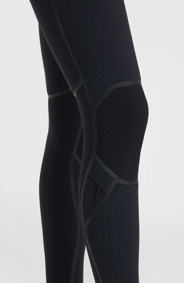Hyperfreak Fire 4/3+mm Back Zip Full Wetsuit | BLACK/BLACK