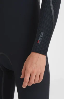 Hyperfreak Fire 4/3+mm Back Zip Full Wetsuit | BLACK/BLACK