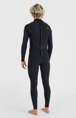 Hyperfreak Fire 4/3+mm Back Zip Full Wetsuit | BLACK/BLACK