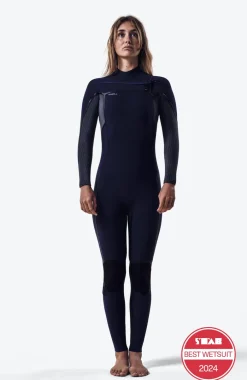 Hyperfreak Fire 4/3+mm Chest Zip Full Wetsuit | NAVY/SHADE