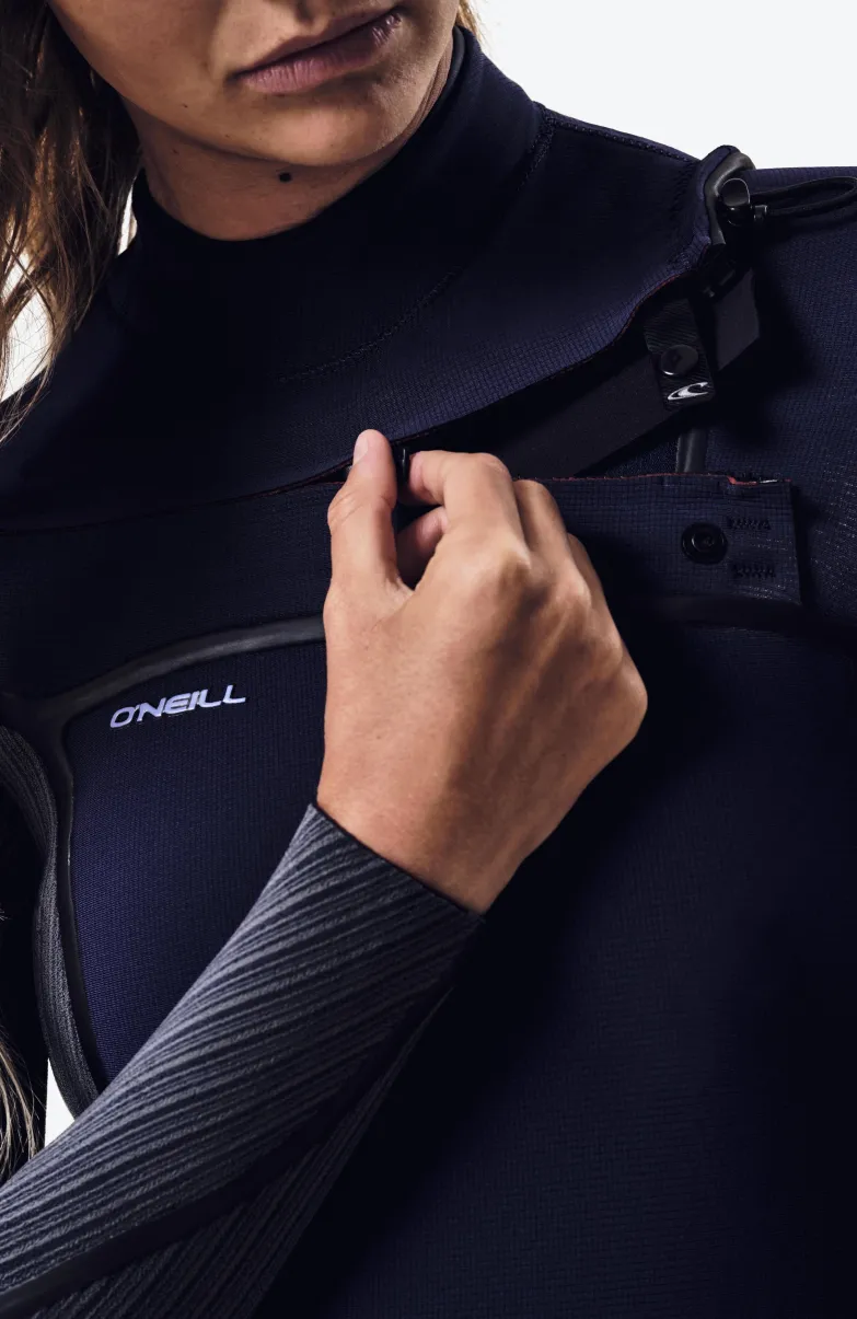 Hyperfreak Fire 4/3+mm Chest Zip Full Wetsuit | NAVY/SHADE