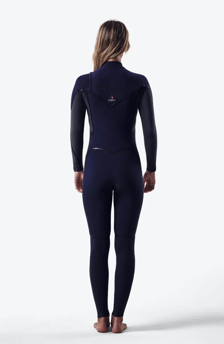 Hyperfreak Fire 4/3+mm Chest Zip Full Wetsuit | NAVY/SHADE